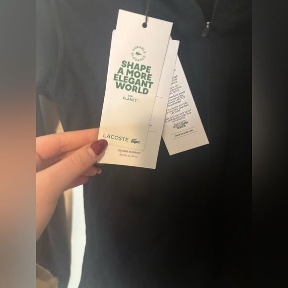 Lacoste Black Long Sleeve Bodysuit - Picture 5 of 6